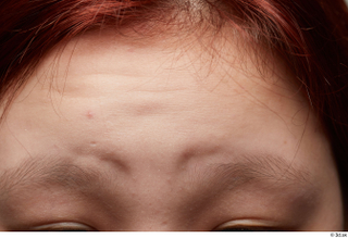  HD Face Skin Kure Orime eyebrow face forehead head skin pores skin texture wrinkles 0002.jpg
